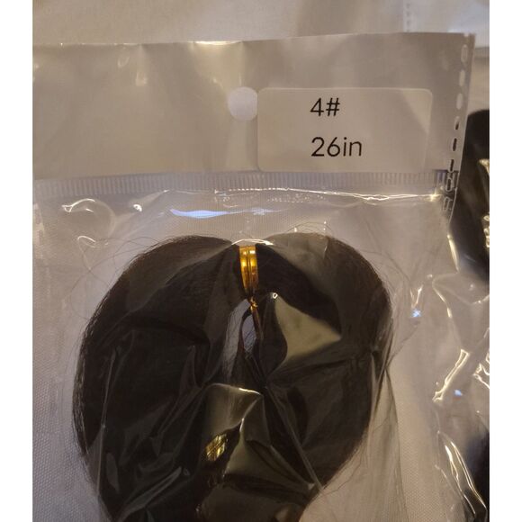 Pre-Stretched Synthetic Braiding Hair 26'' Hair Color #4 6 Packs Extentions - Picture 3 of 3